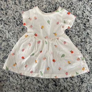 Old Navy 0-3 Mos Pear Print Dress